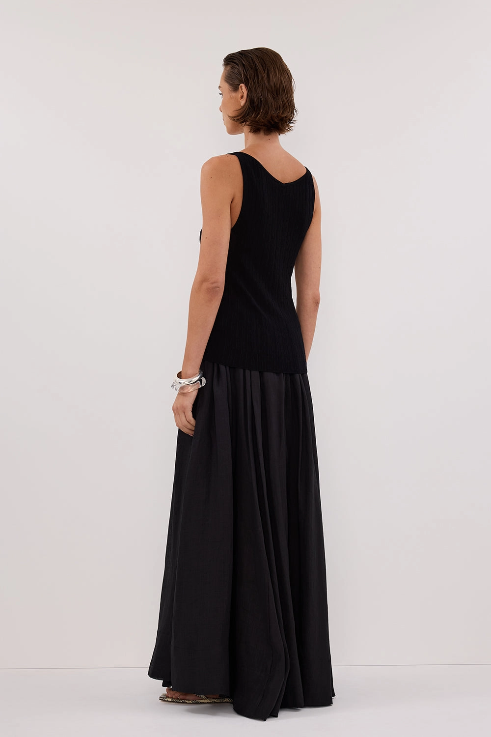 RUE  BLACK KNIT TANK