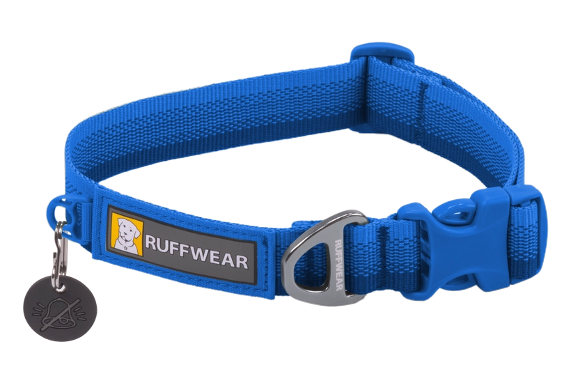 Ruffwear Front Range Dog Collar in Blue Pool