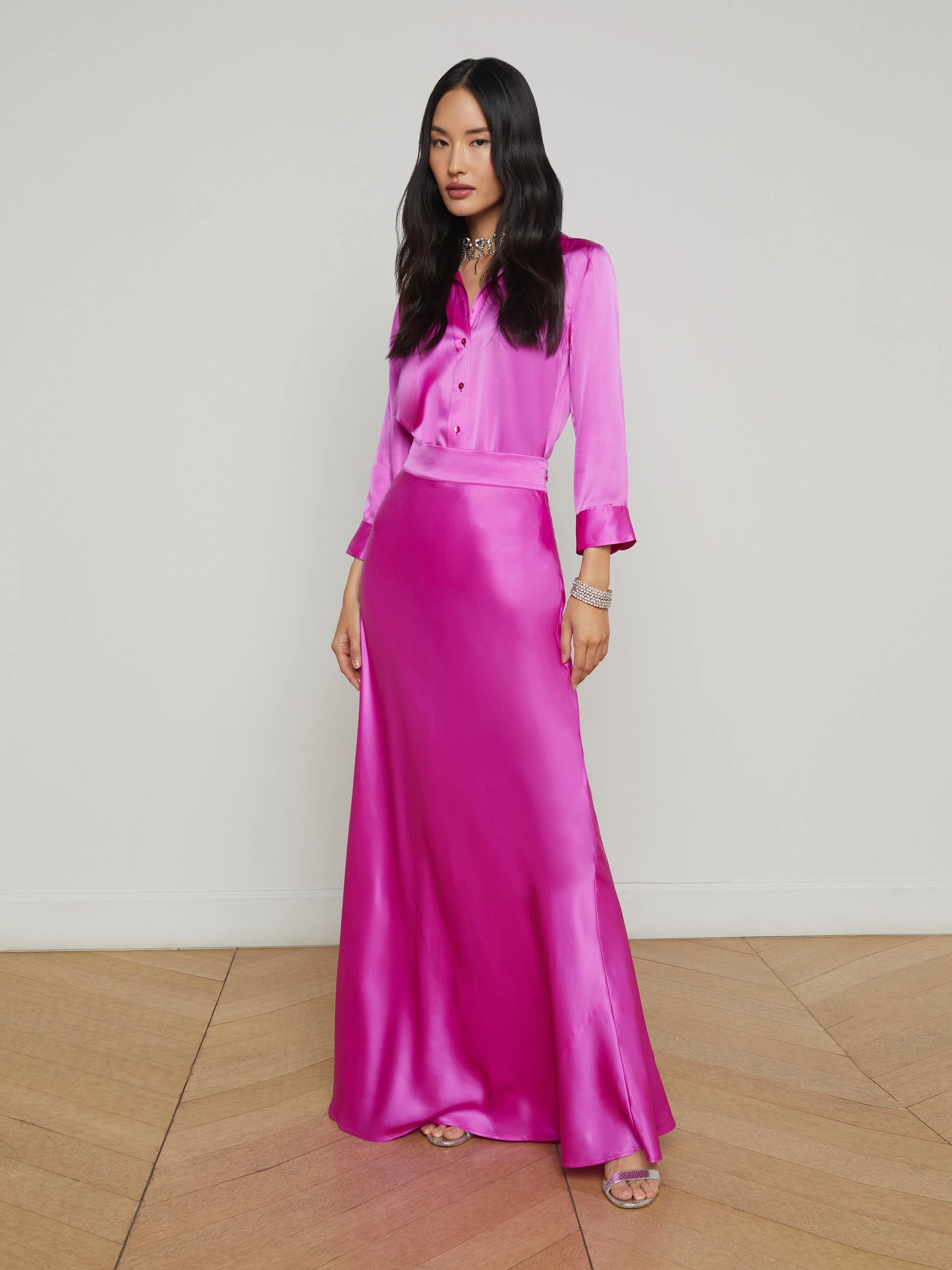 Ryker Silk Maxi Skirt