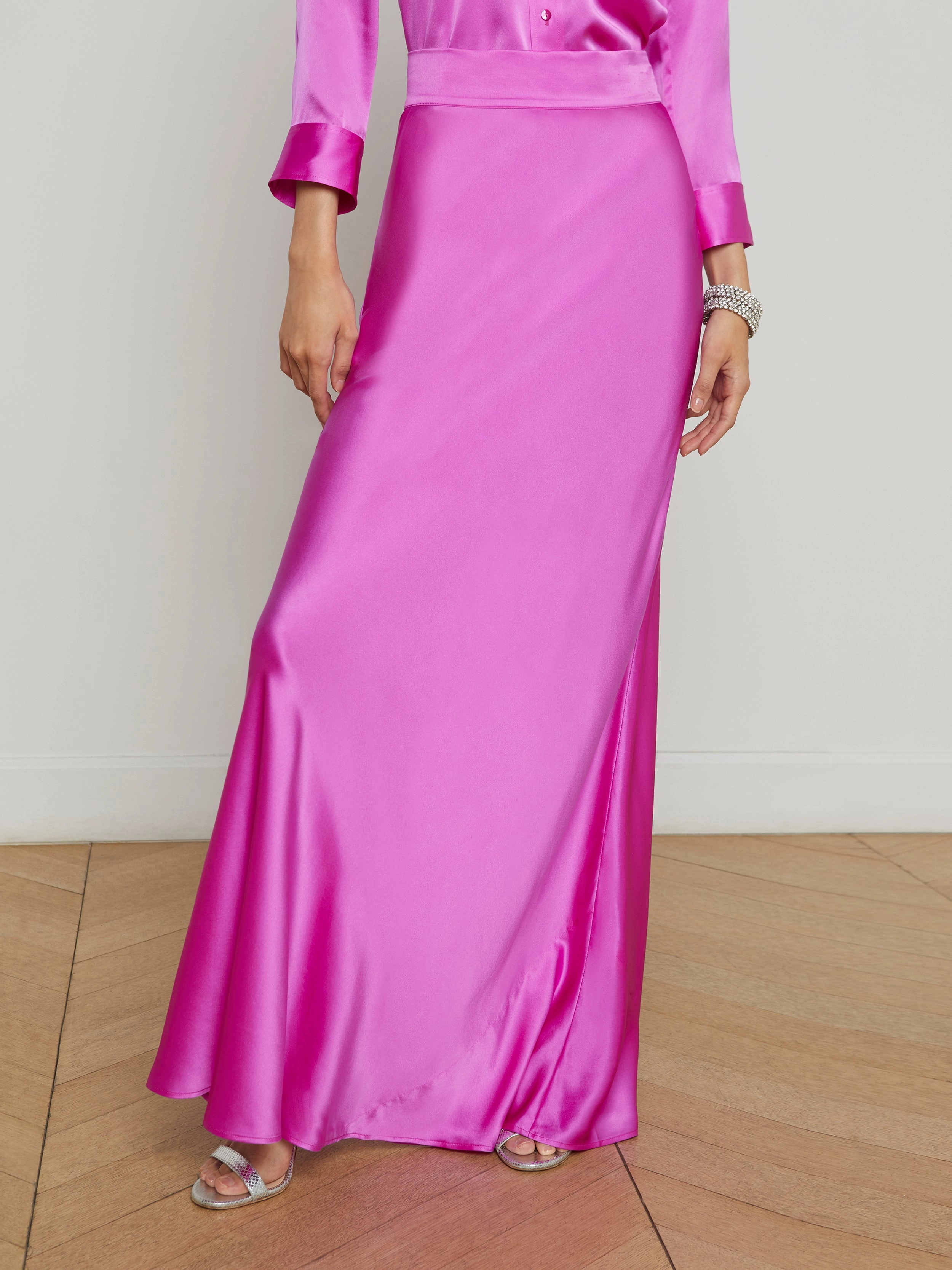 Ryker Silk Maxi Skirt