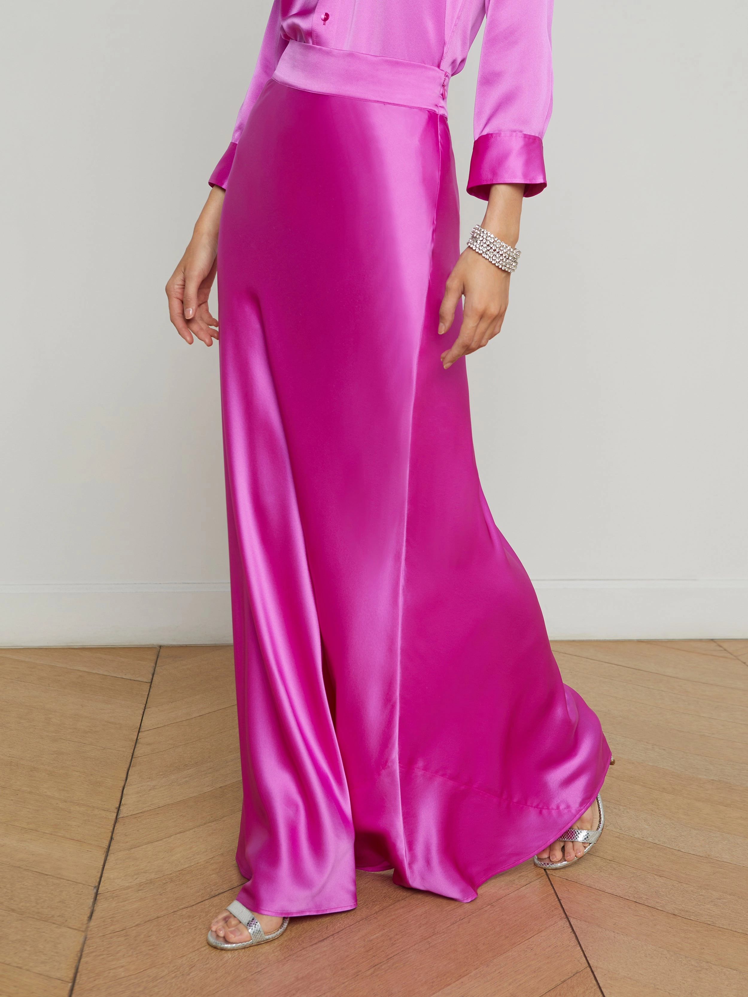 Ryker Silk Maxi Skirt
