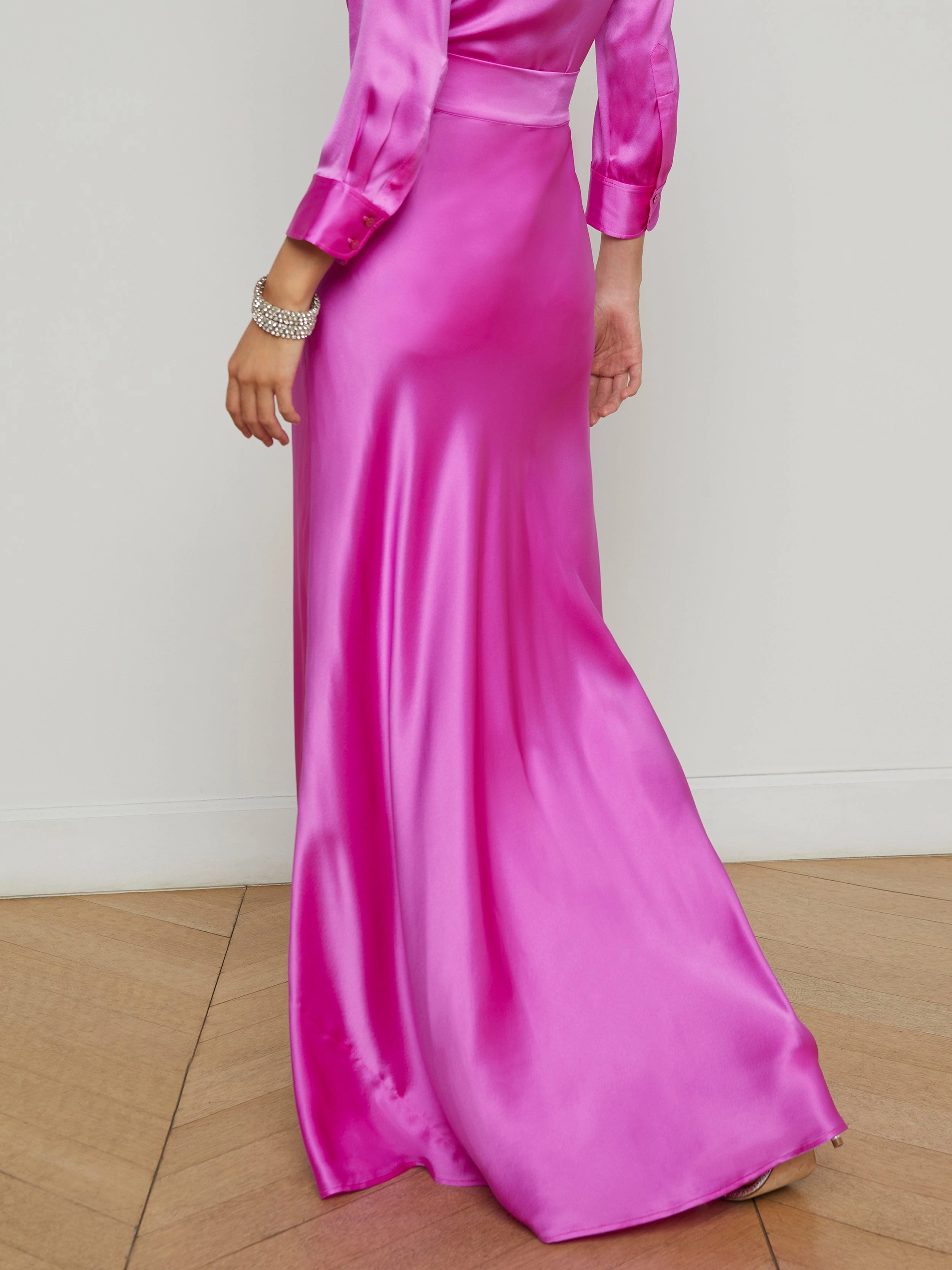 Ryker Silk Maxi Skirt