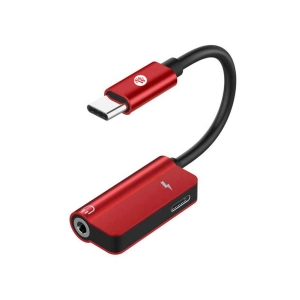 Strauss & Wagner Epsom USB-C To 3.5mm Audio and Charging 2-In-1 Adapter