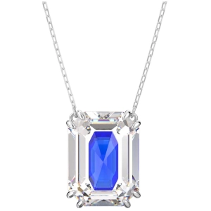 Swarovski Women's Necklace - Chroma Rhodium Plated Chain Octagon Cut Crystal | 5600625
