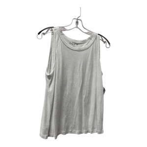 Tank Top By Loft In Silver, Size:S