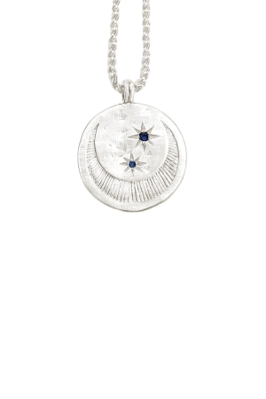 Temple Of The Sun Celeste Neckalc - Silver