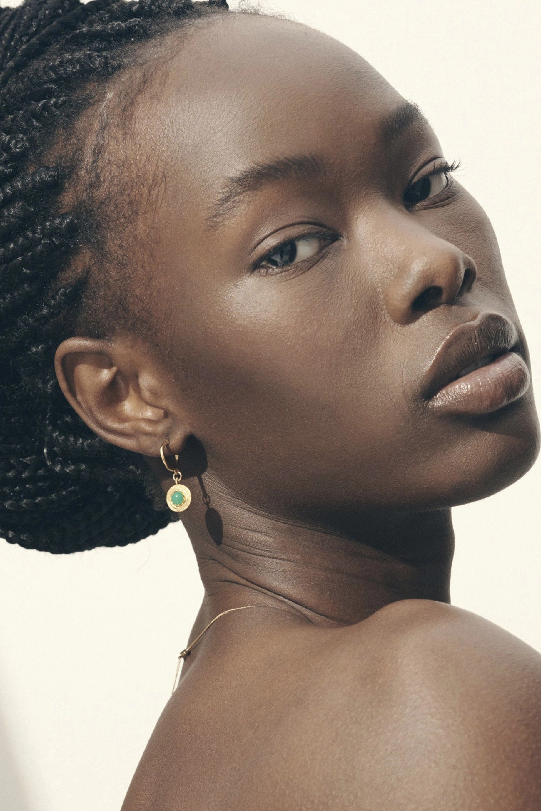 Temple Of The Sun Cora Earring - Gold