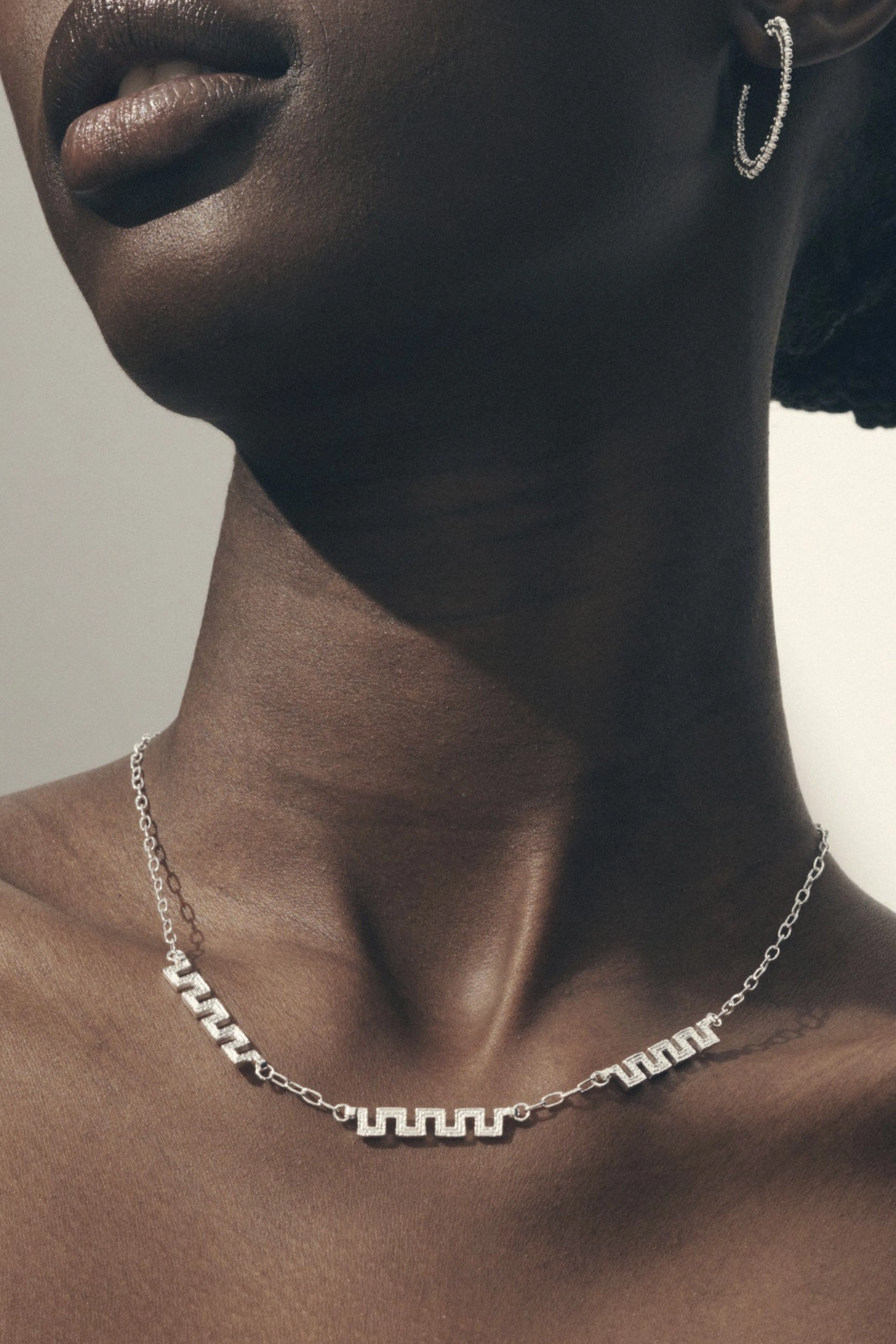 Temple Of The Sun Larisa Necklace - Silver