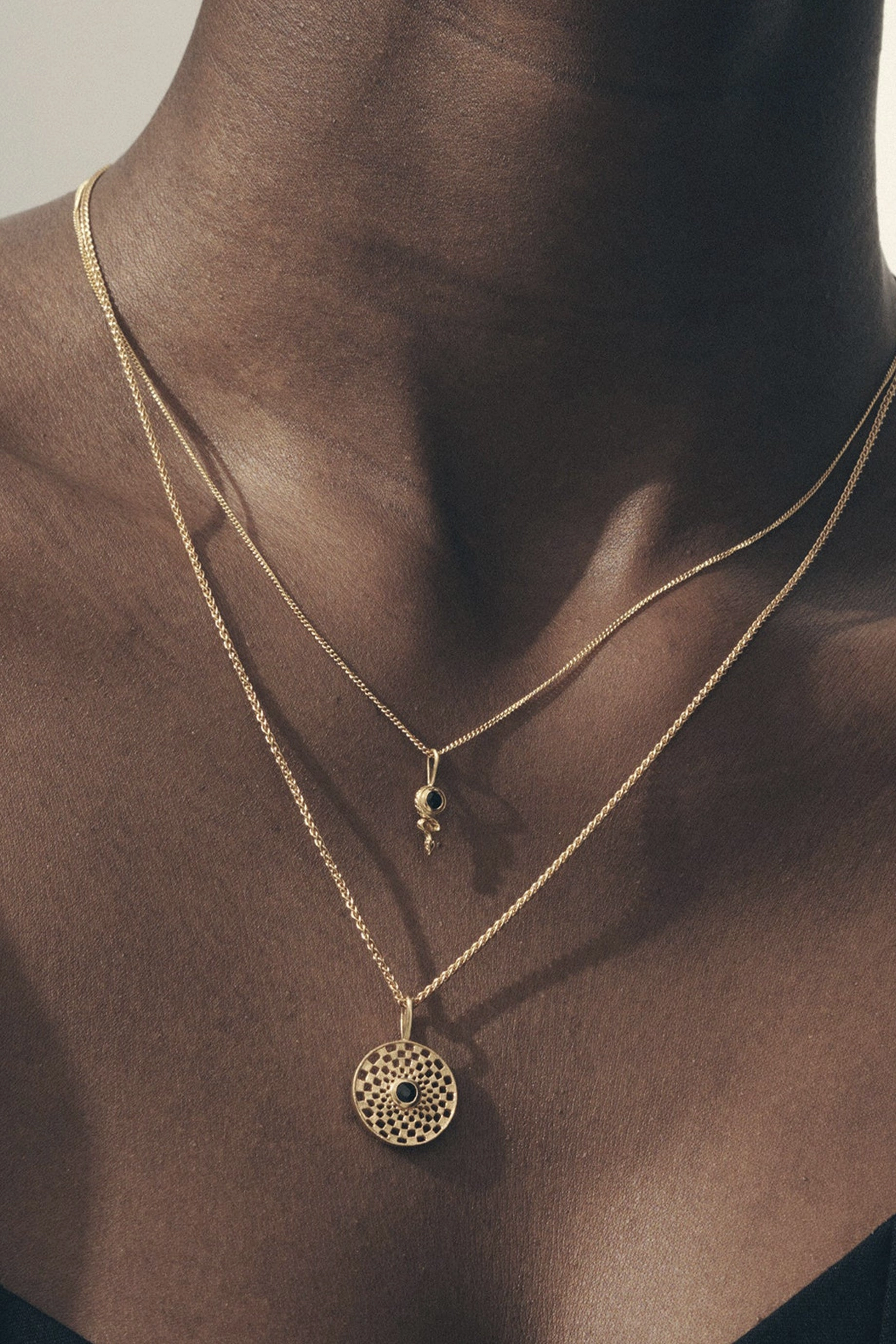 Temple Of The Sun Oracle Necklace - Gold