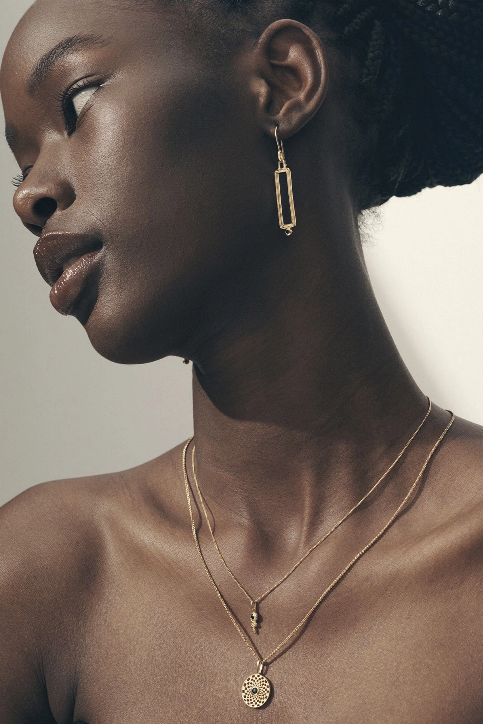 Temple Of The Sun Oracle Necklace - Gold