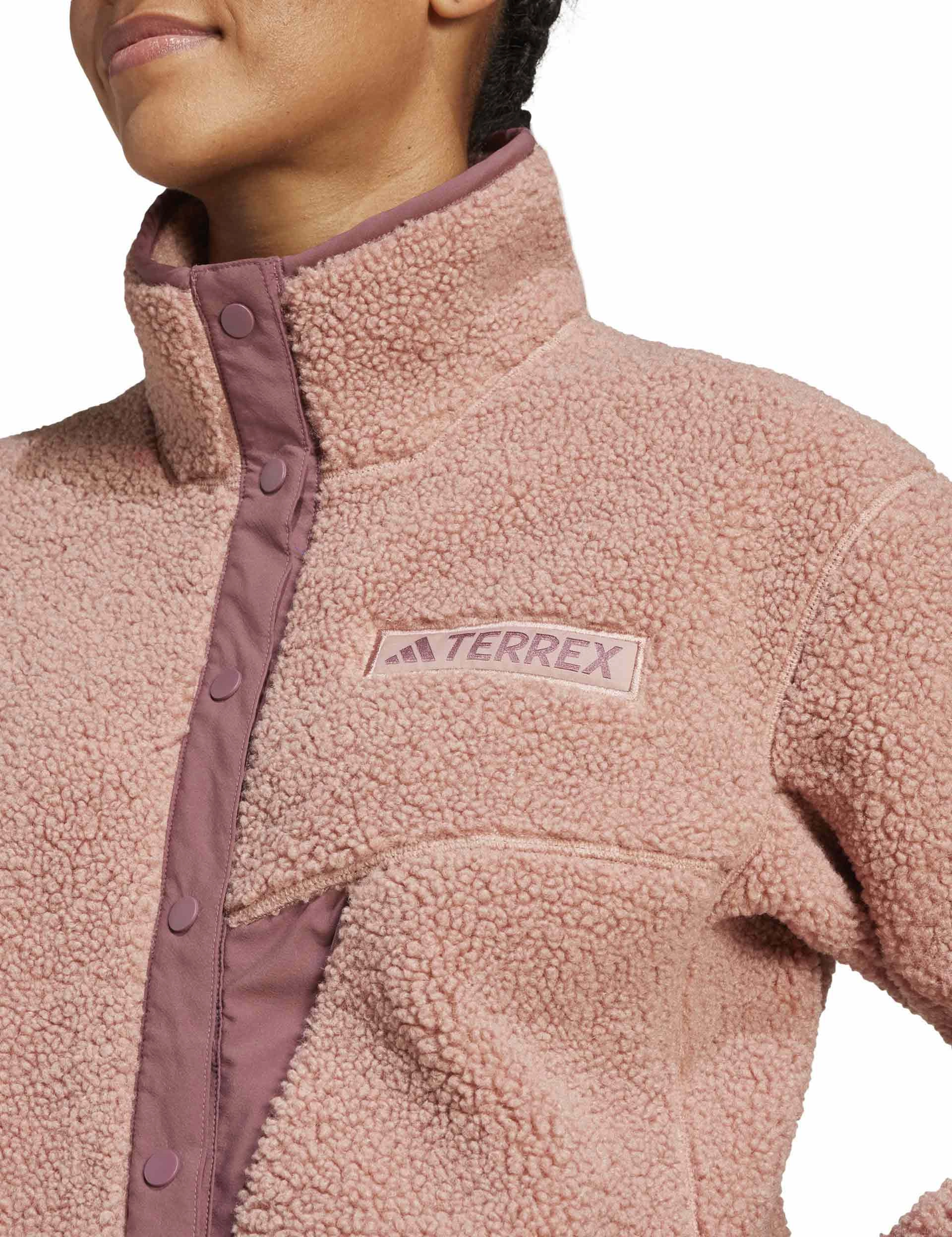 Terrex Xploric High Pile Fleece Pullover Sweatshirt - Warm Clay