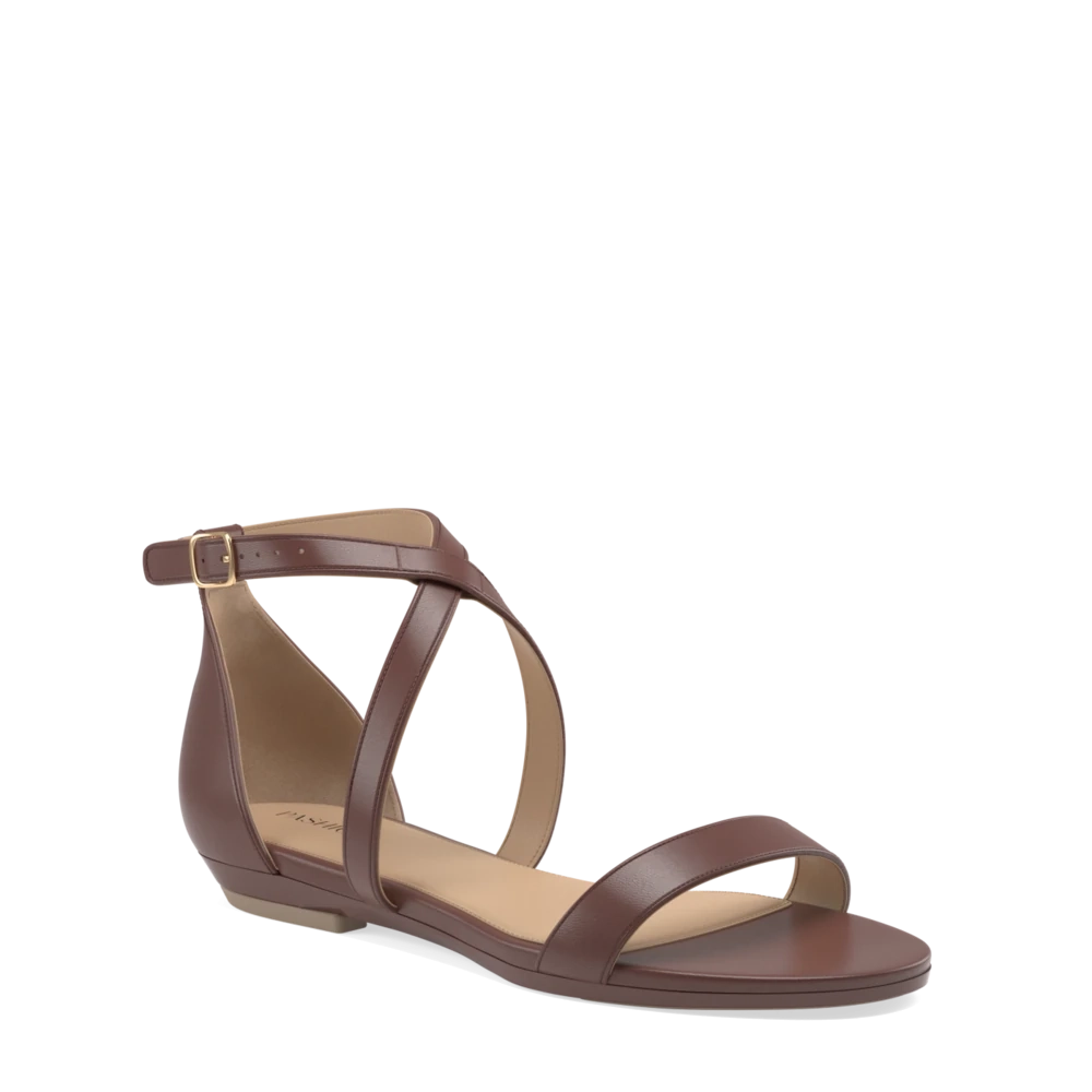 The Sandal - Walnut Leather - FINAL SALE
