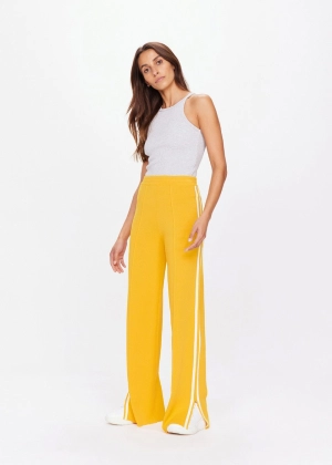 The Upside - Dunes Freya Knit Pant in Marigold