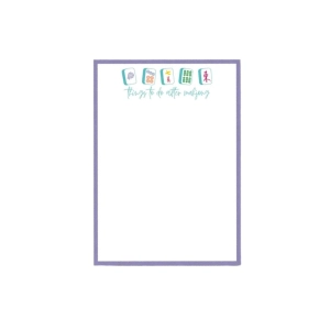 Things To Do After Mahjong Notepad