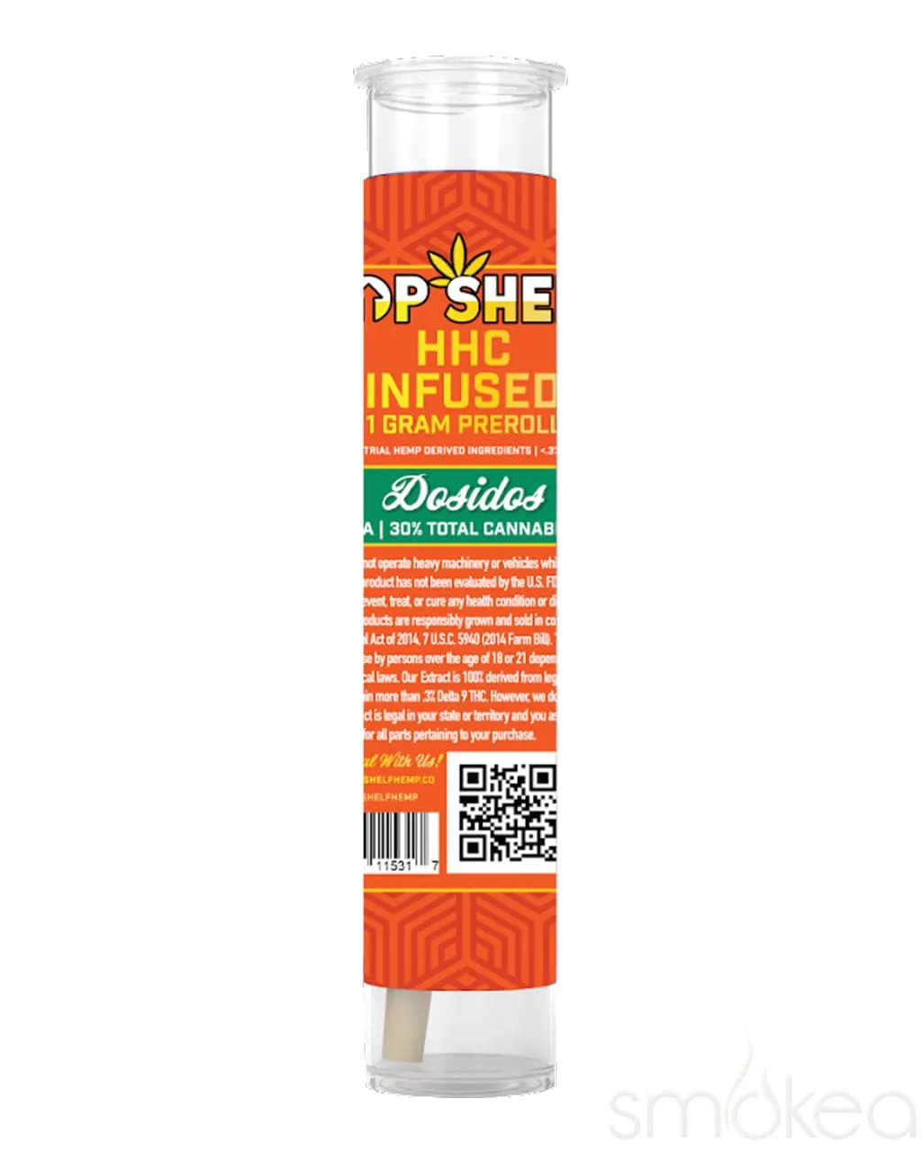 Top Shelf Hemp HHC Infused Pre-Roll - Dosidos