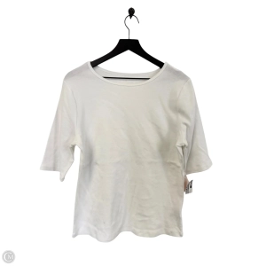 Top Short Sleeve Basic By A New Day In White, Size: Xl