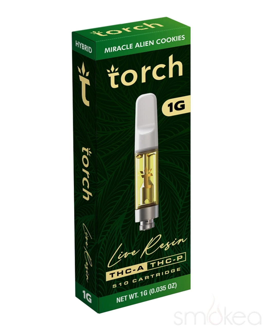 Torch 1g THCA Live Resin Blend Cartridge - Miracle Alien Cookies