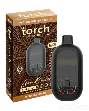Torch 6g Pebble THCA Live Resin Blend Vape - Peanut Butter Breath