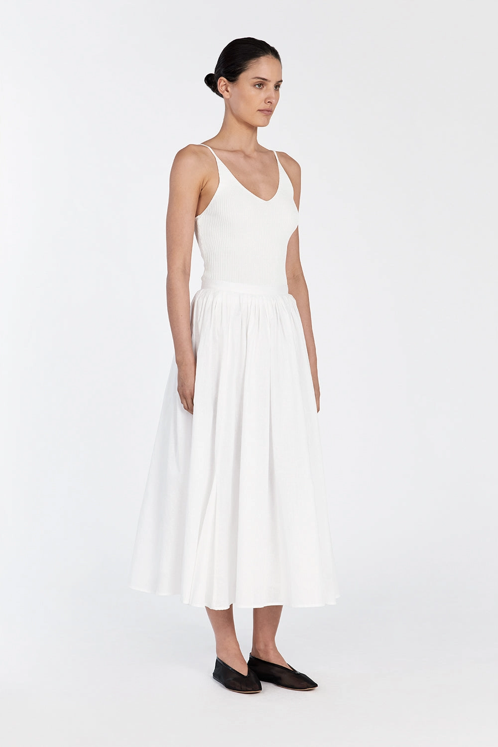 TORI OFF WHITE KNIT TOP