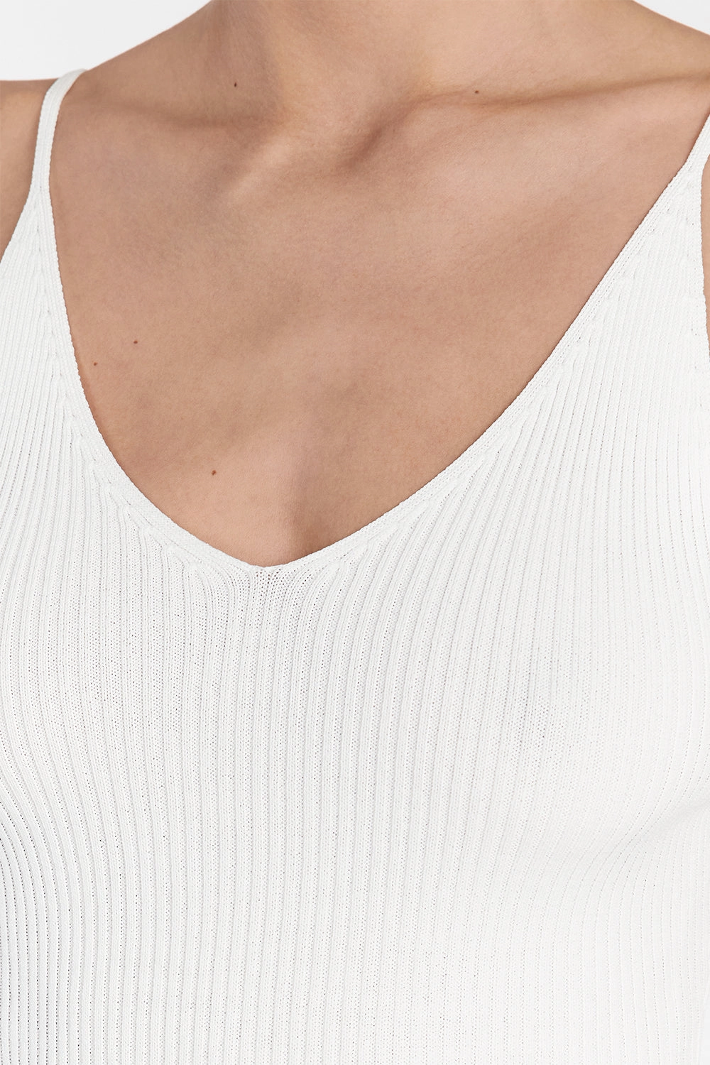 TORI OFF WHITE KNIT TOP
