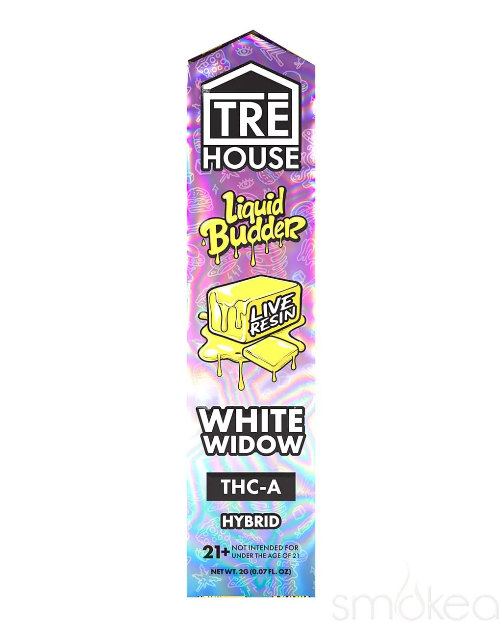 TRĒ House 2g Live Resin Liquid Budder Vape - White Widow