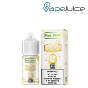 Vanilla Custard Tobacco Pod Juice TFN Salt 30ml
