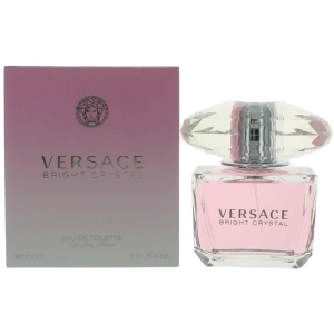 Versace Women's Eau De Toilette Spray - Bright Crystal Authentic Fragrance, 3 oz