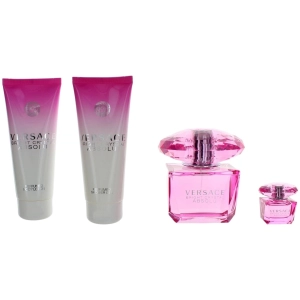 Versace Women's Personal Care Gift Set - Bright Crystal Absolu Enchanting, 4 Piece
