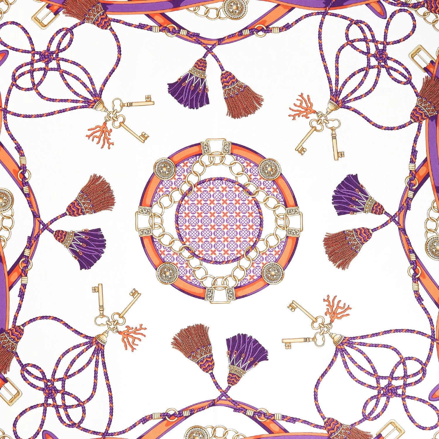 VIOLET SILK SCARF 65