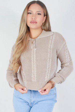 WARM UP TO ME SWEATER