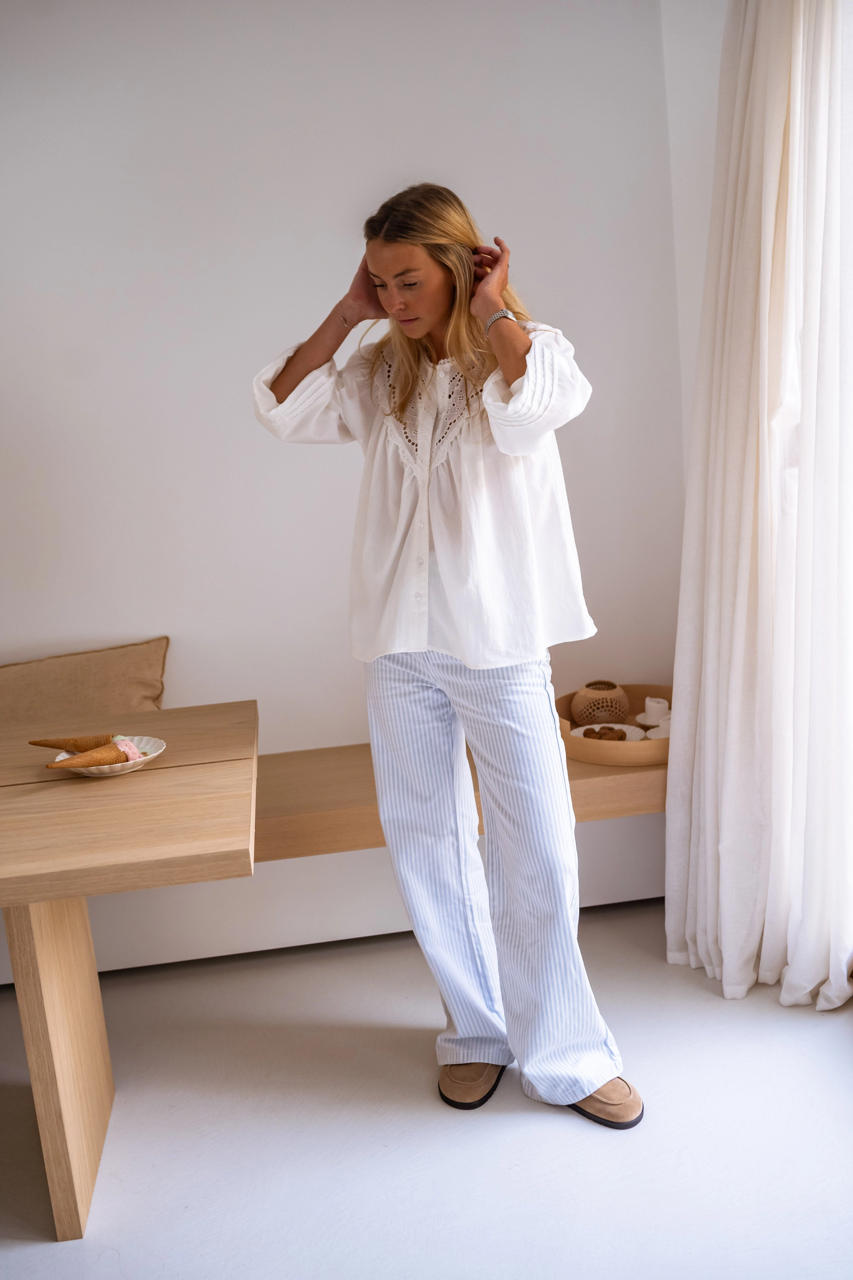 White Fedo Blouse