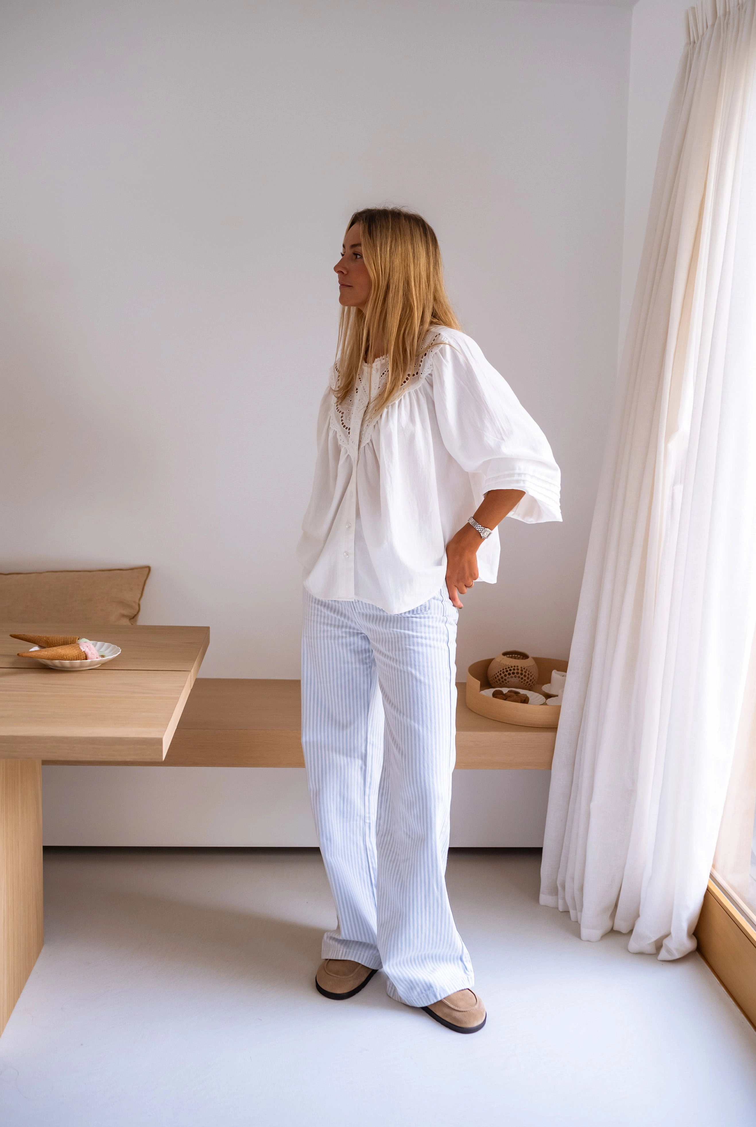 White Fedo Blouse