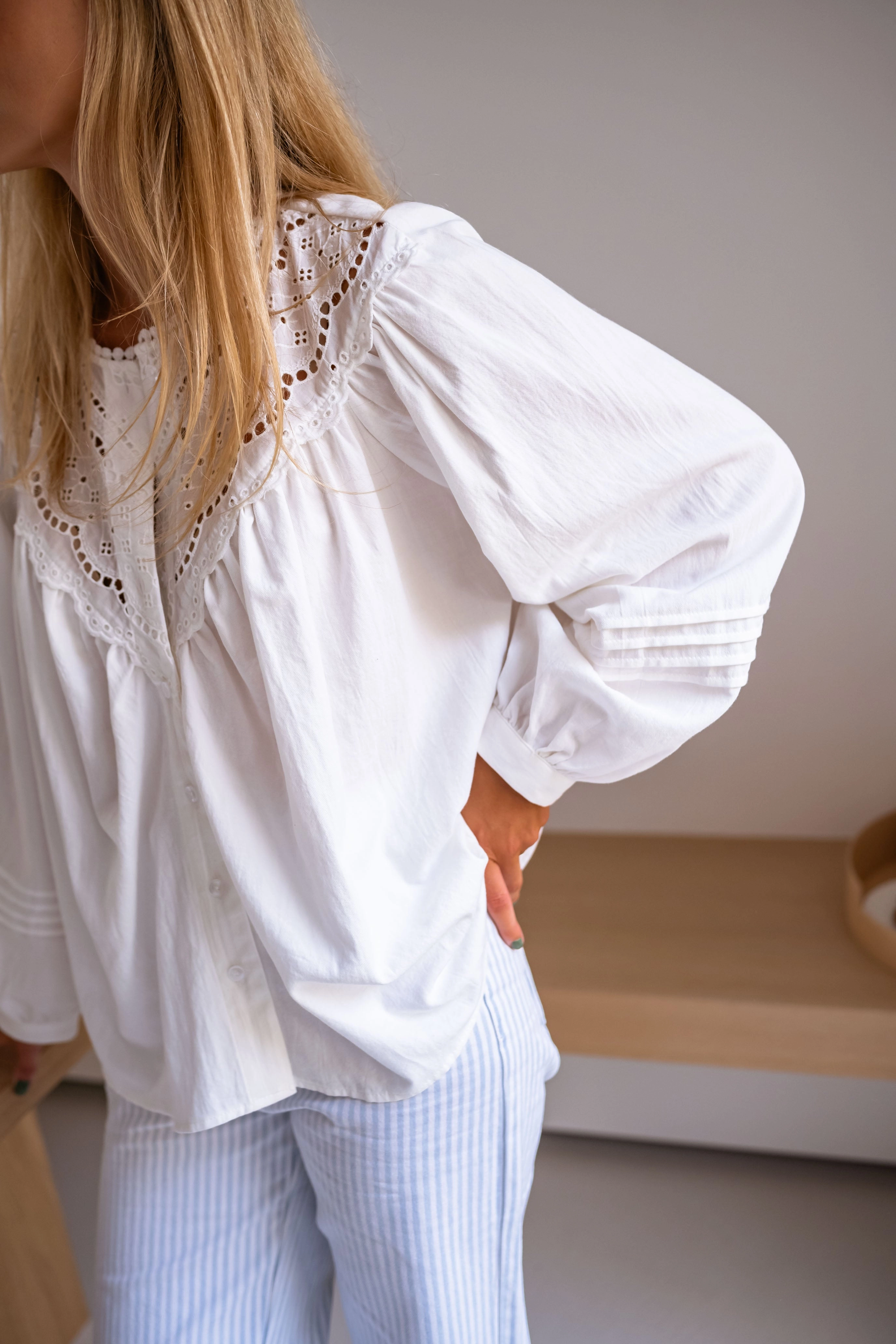 White Fedo Blouse