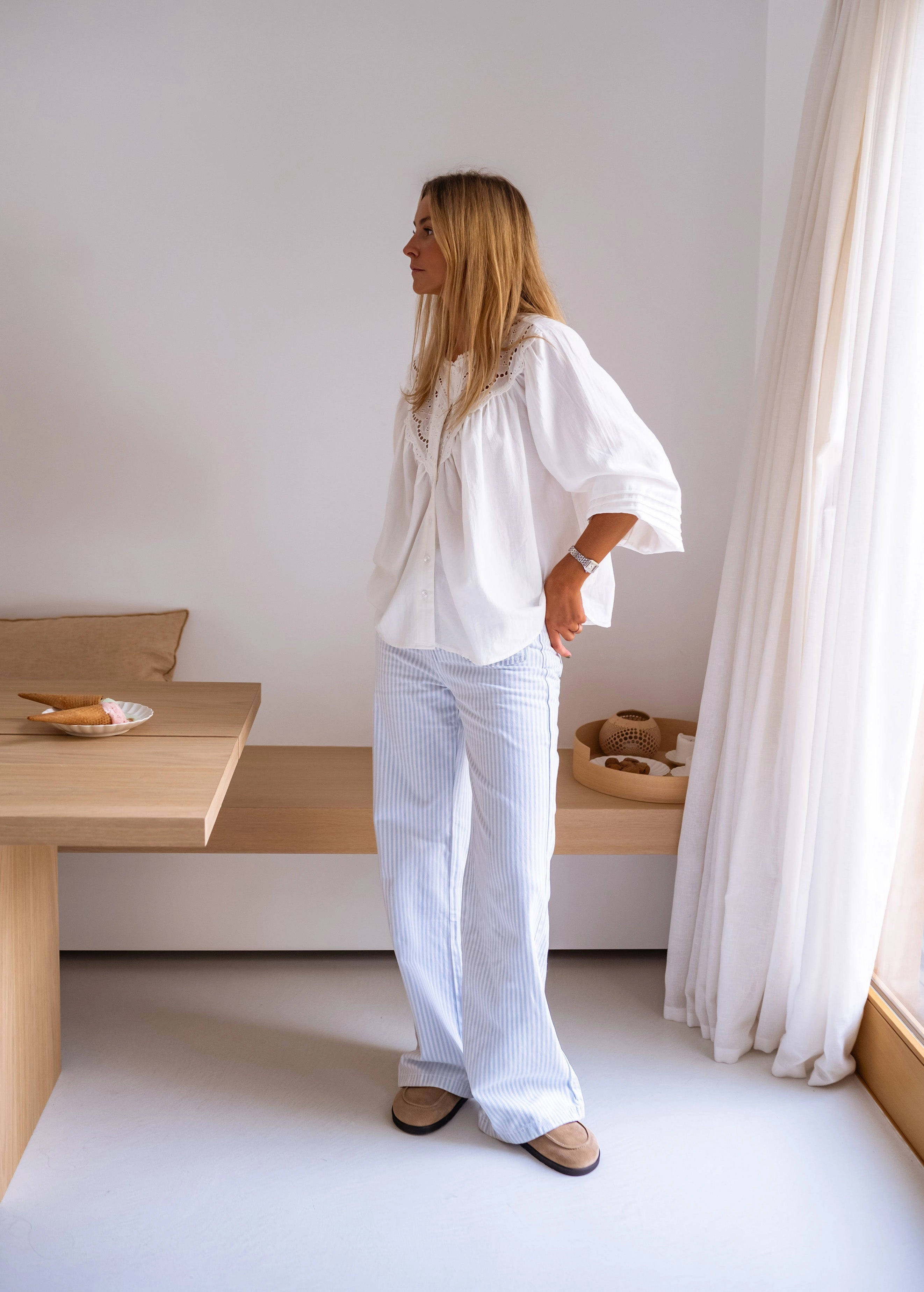 White Fedo Blouse