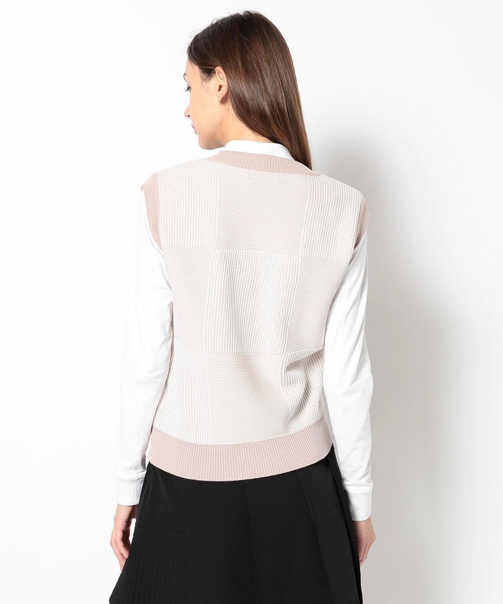 Women's CD9-BPVK knit vest PINK BEIGE