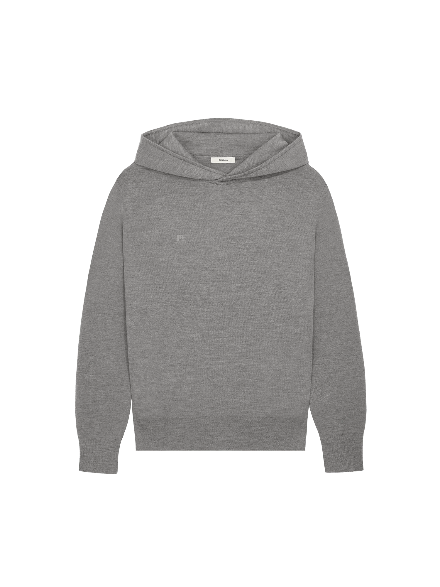 Womens DNA Regenerative Merino Wool Hoodie—grey marl