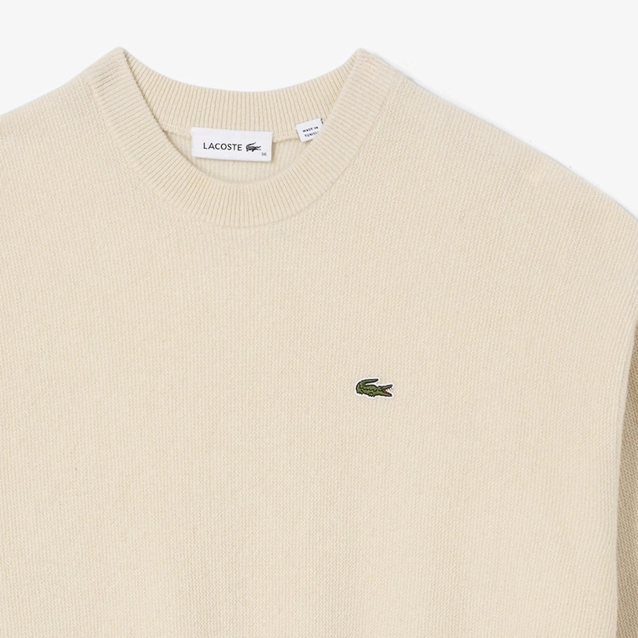 Women's Lacoste x Bandier Cashmere Sweater White