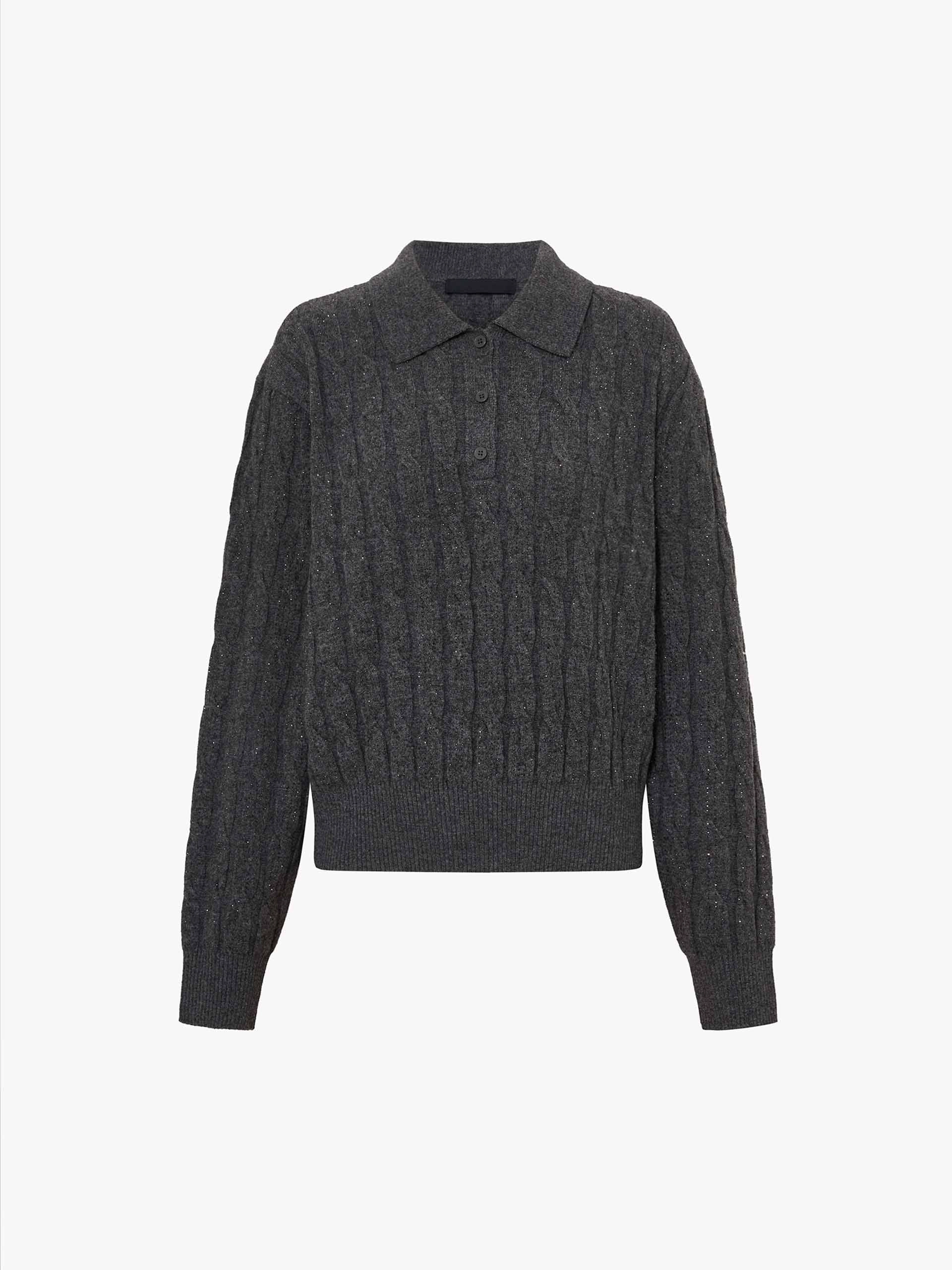 Wool Cable Knit Sweater