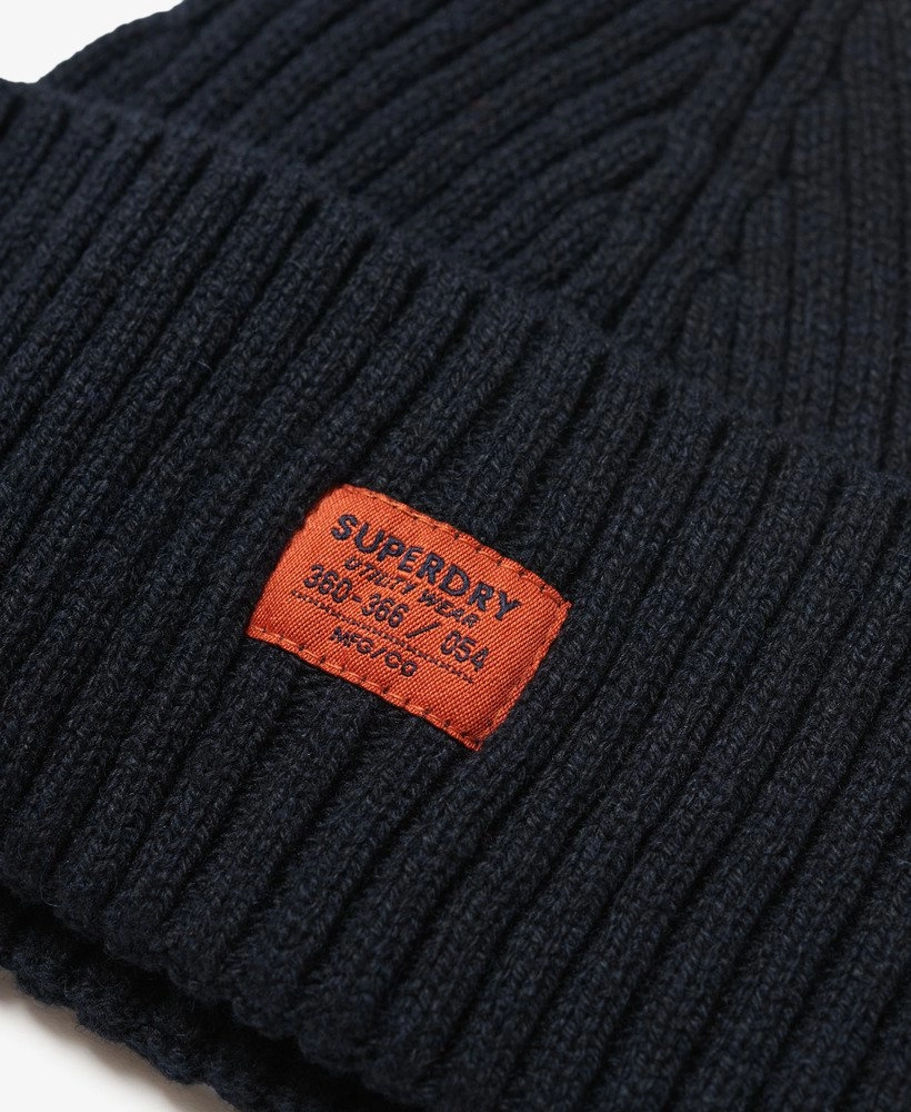 Workwear Knitted Beanie Hat | Eclipse Navy