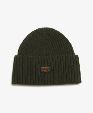 Workwear Knitted Beanie Hat | Surplus Goods Olive Green