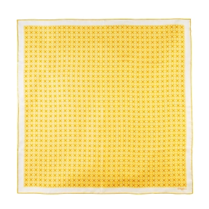 YELLOW SILK SCARF 90