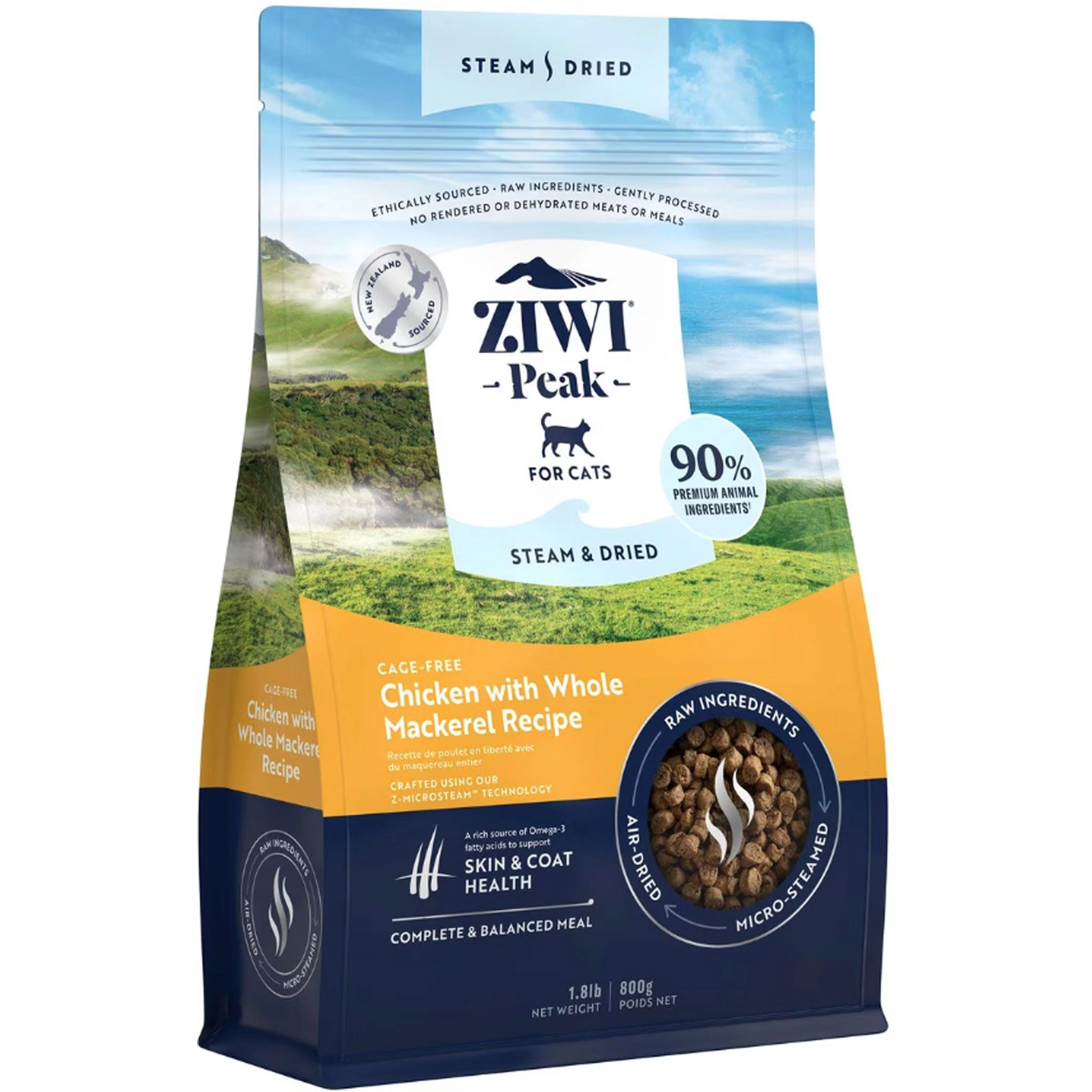 Ziwi Peak Steam & Dried Chicken Cat Food