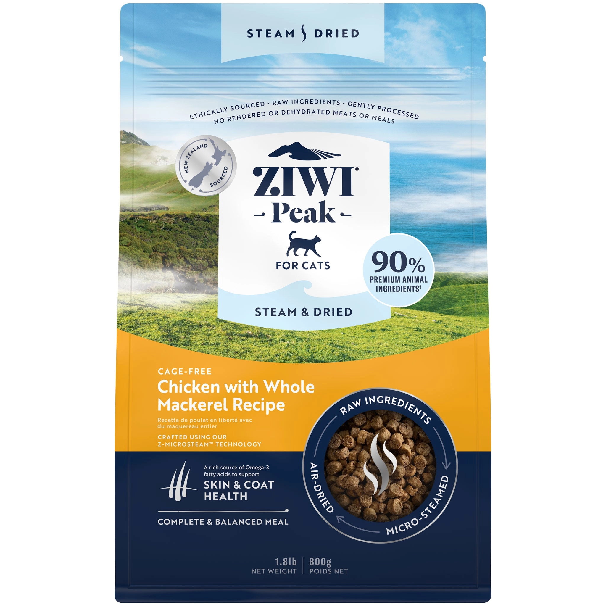 Ziwi Peak Steam & Dried Chicken Cat Food